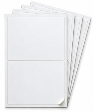 200mm x 144mm Rectangular Labels – 2 labels per sheet
